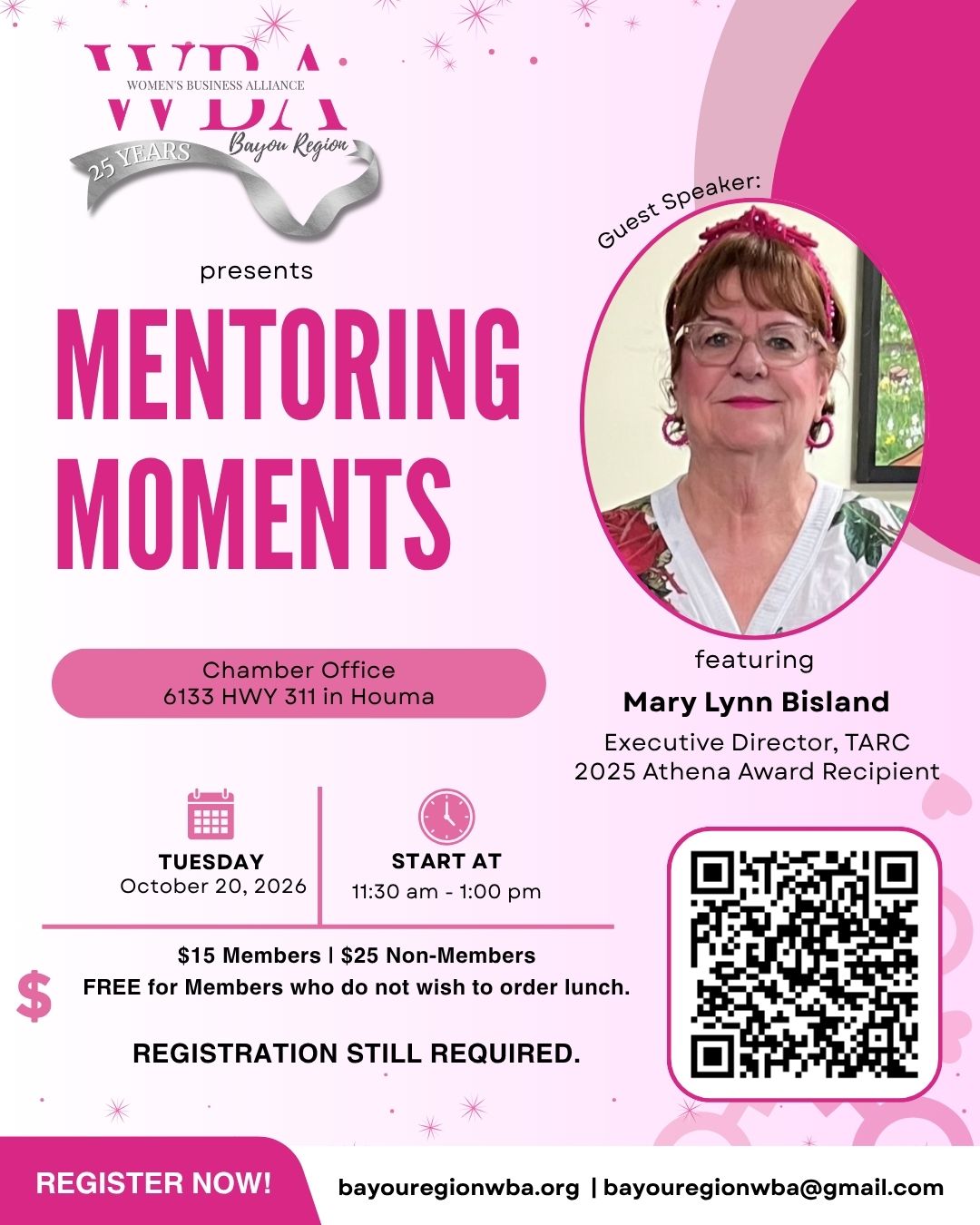 WBA presents: Mentoring Moments featuring Mary Lynn Bisland